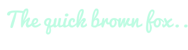 Image with Font Color BFFCE3 and Background Color FFFFFF